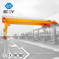 Double Girder semi Half Gantry Crane 25 ton with Heavy Duty Trolley